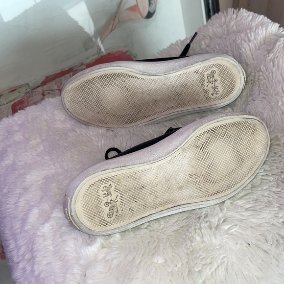 Coach Black Sneakers with Zipper Detail - Picture 8 of 8